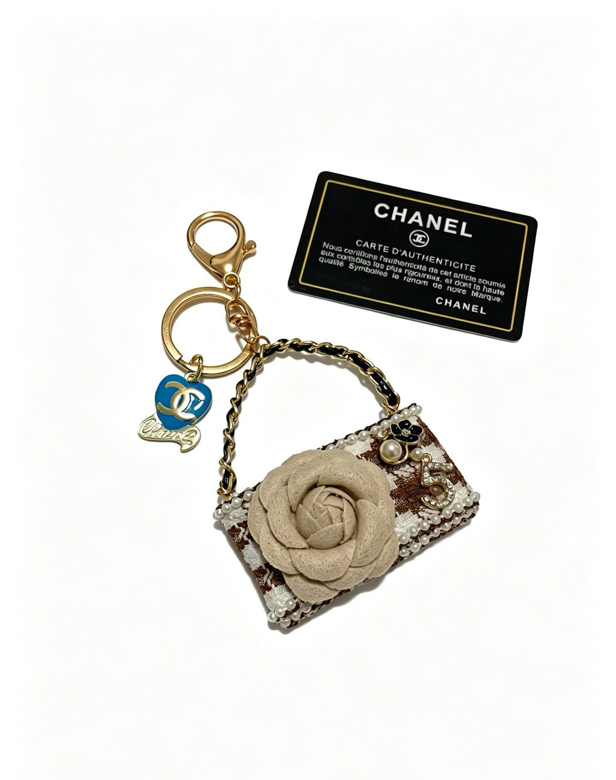 Chanel Vintage-Finish Keychain