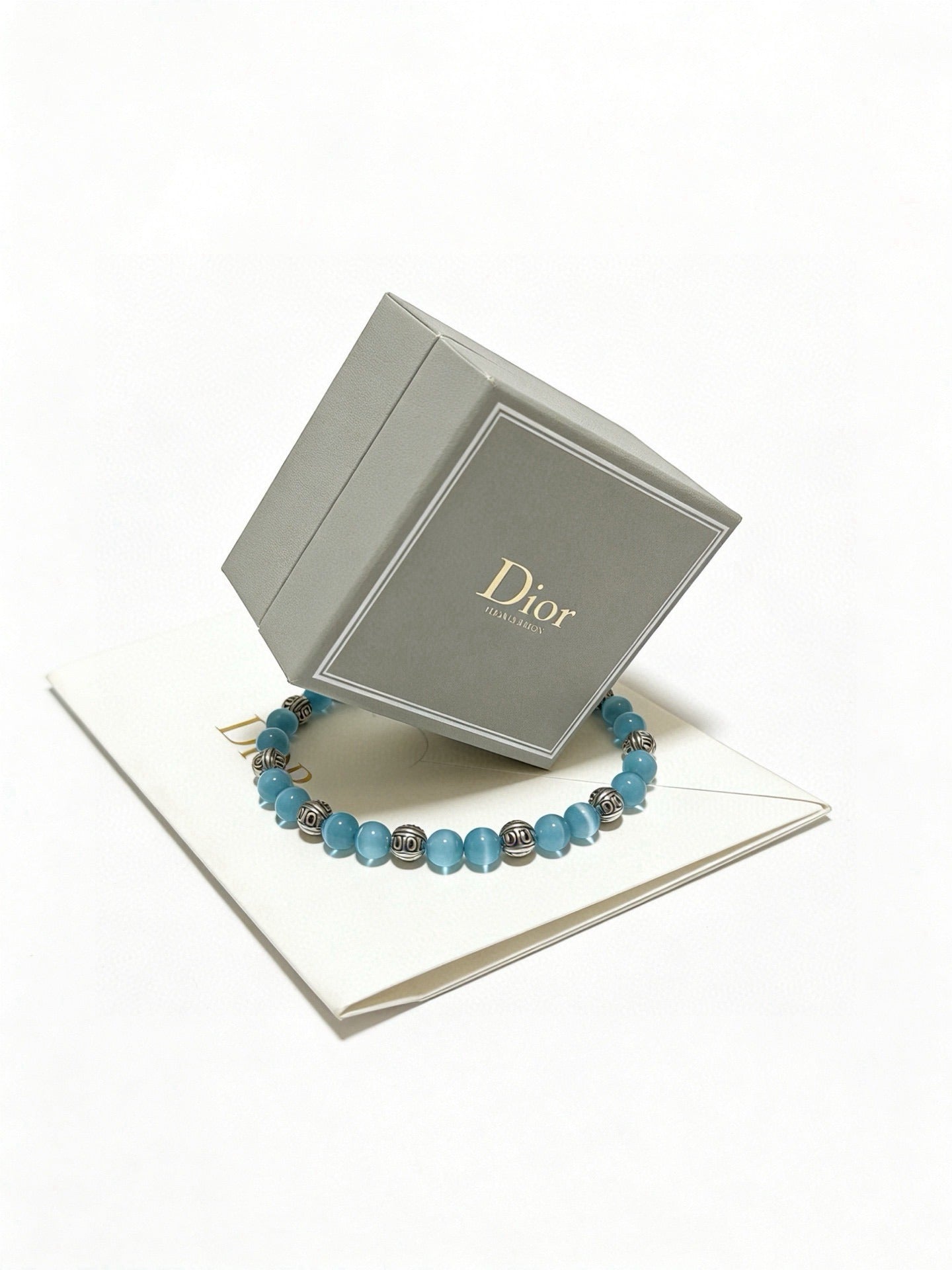 Dior Sterling Silver Vintage-Finish Bracelet