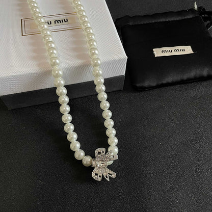 Miu Miu Pearl Necklace