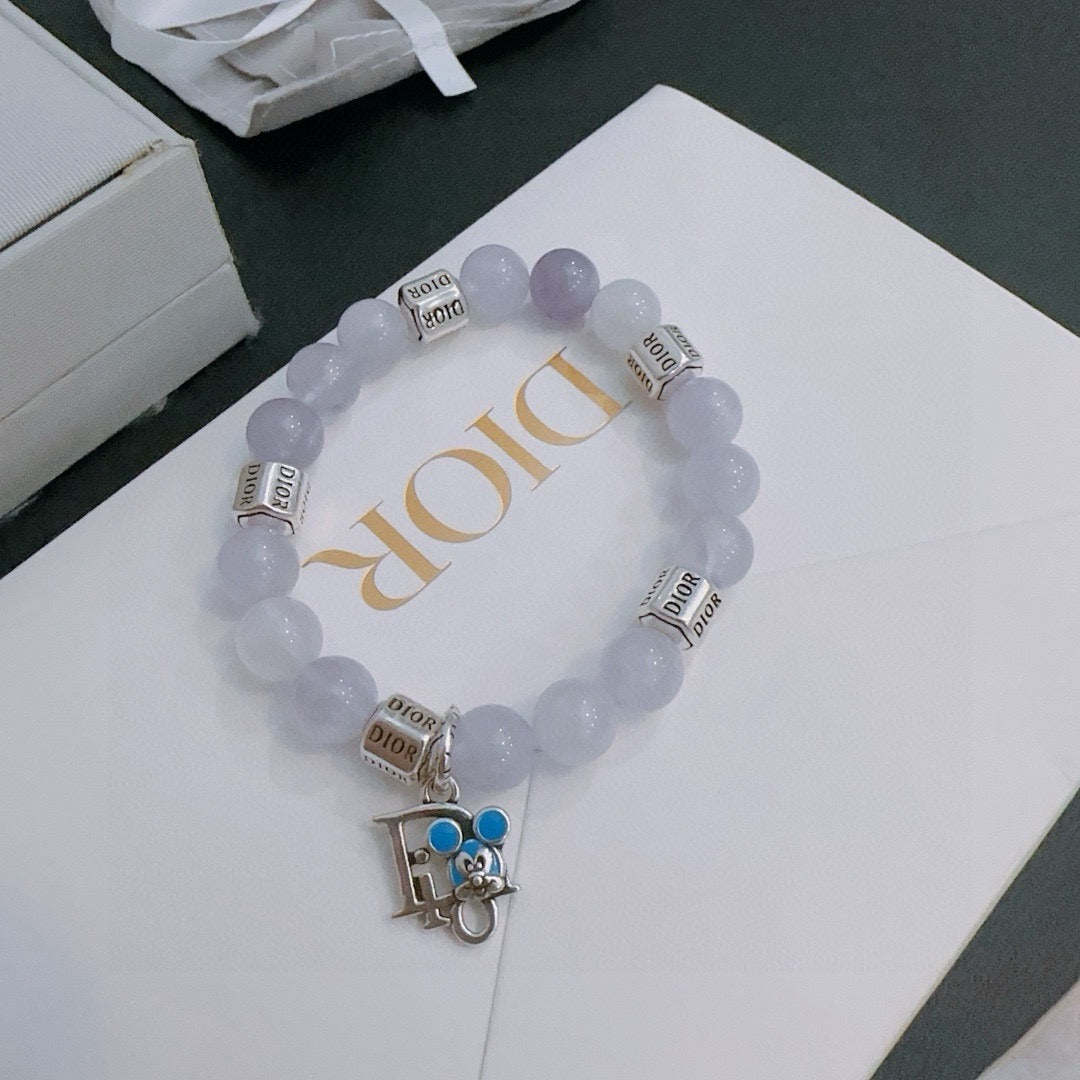 Dior Sterling Silver Vintage-Finish Bracelet