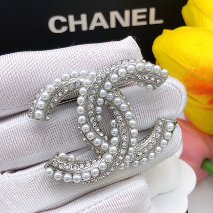 Chanel Silver Brooch