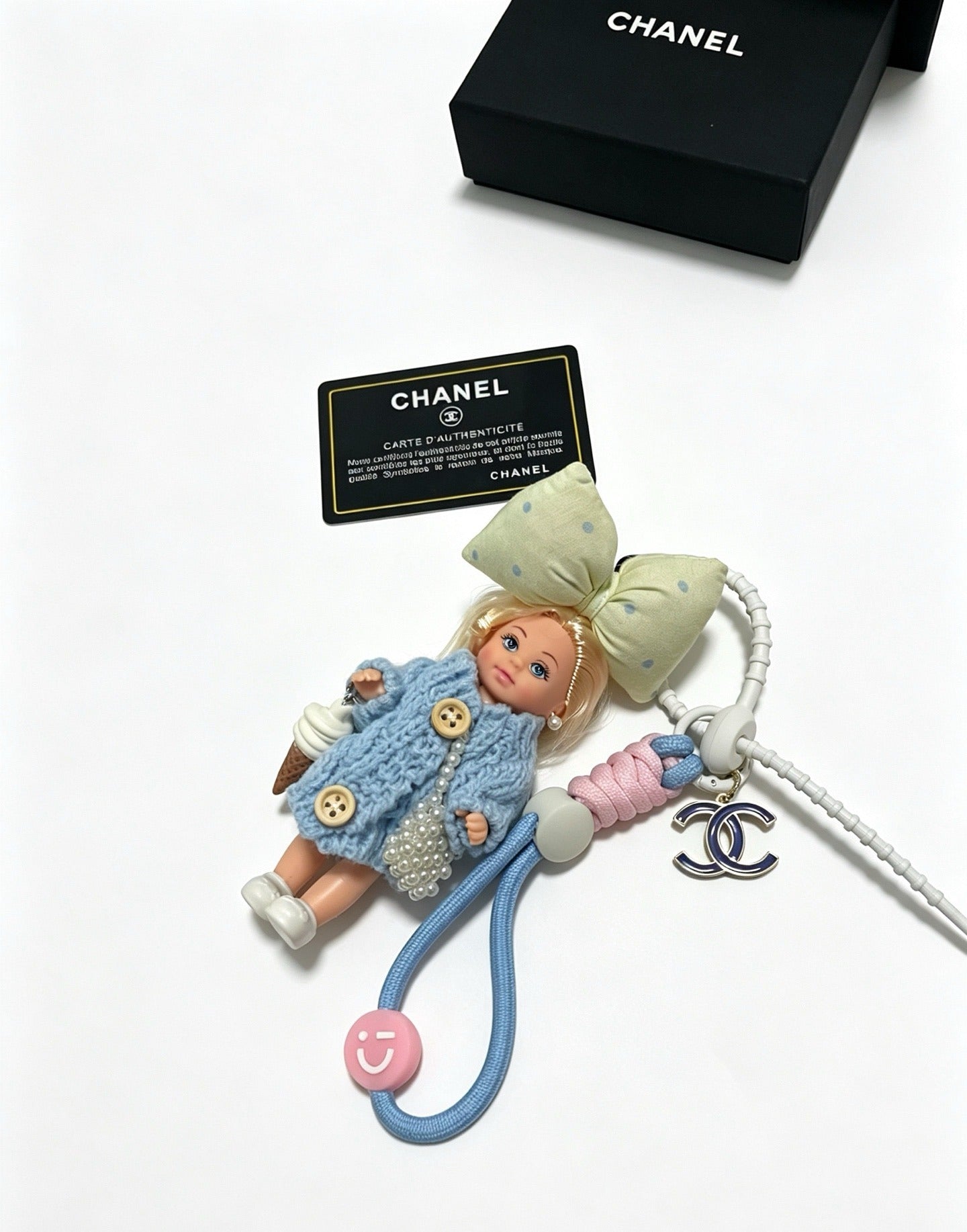 Chanel Vintage-Finish Keychain