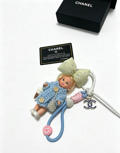 Chanel Vintage-Finish Keychain