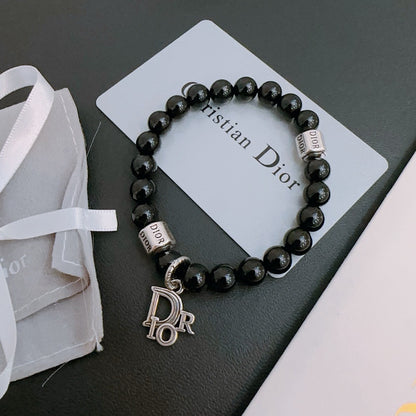 Dior Sterling Silver Vintage-Finish Bracelet