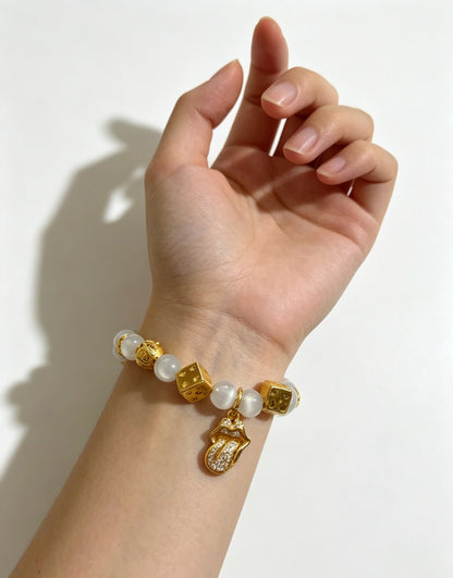 Chrome Hearts Sterling Silver Cross Bracelet