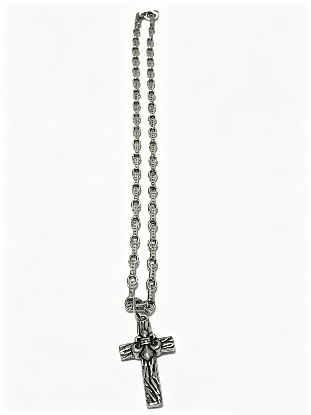 Chrome Hearts Sterling Silver Cross Necklace