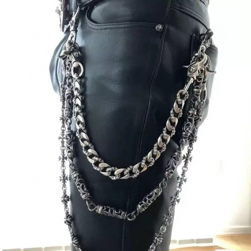 Chrome Hearts Vintage-Finish Keychain