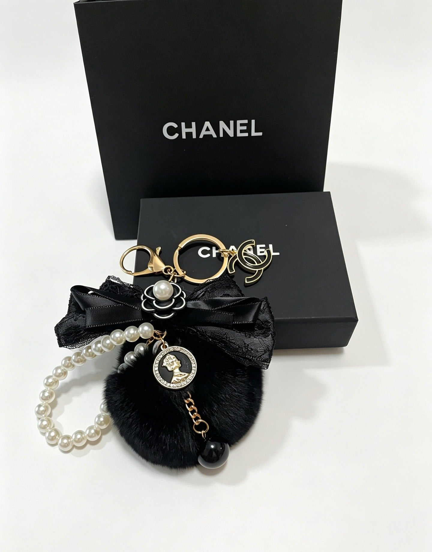 Chanel Vintage-Finish Keychain