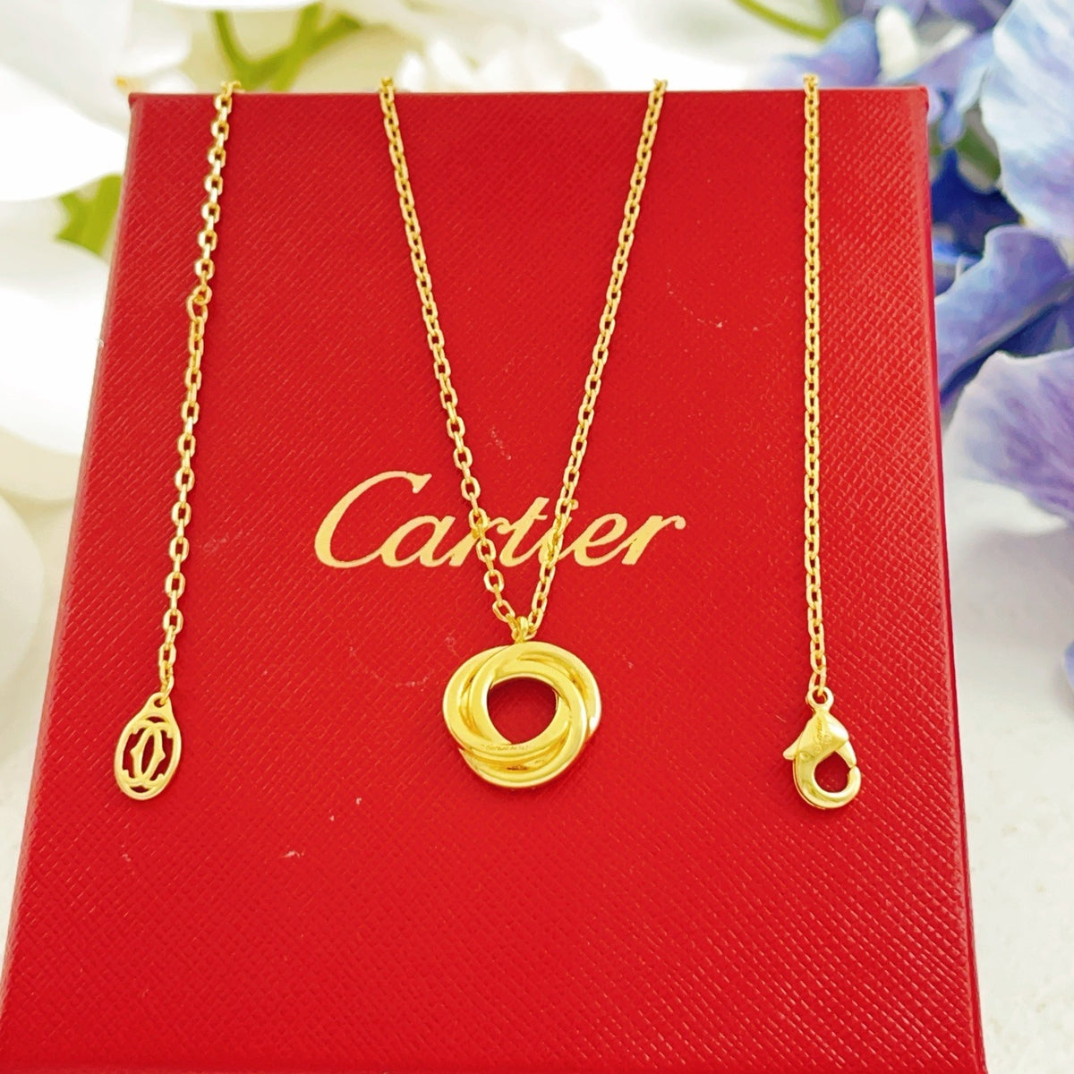 Cartier Gold Brass Necklace