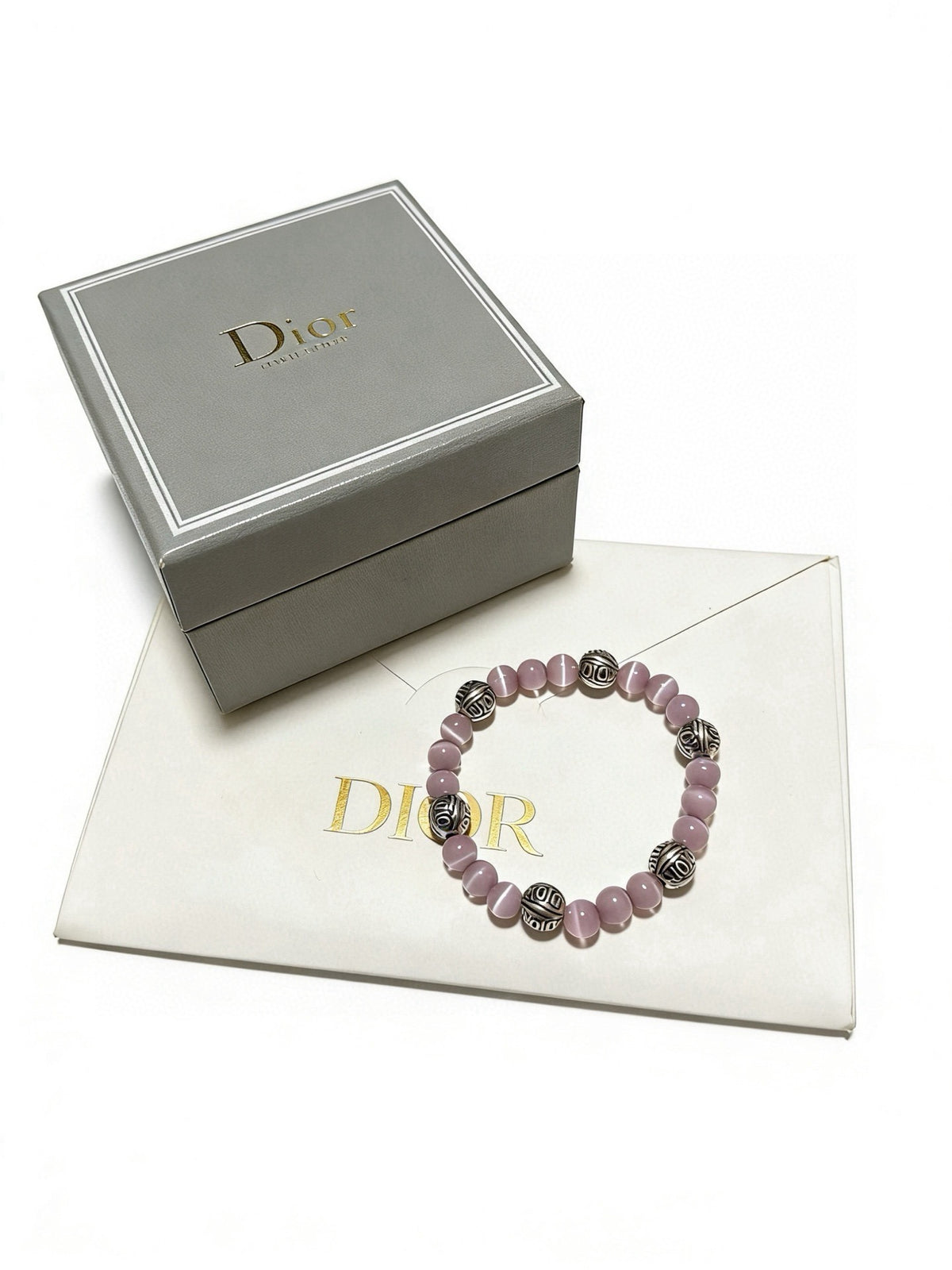 Dior Sterling Silver Vintage-Finish Bracelet
