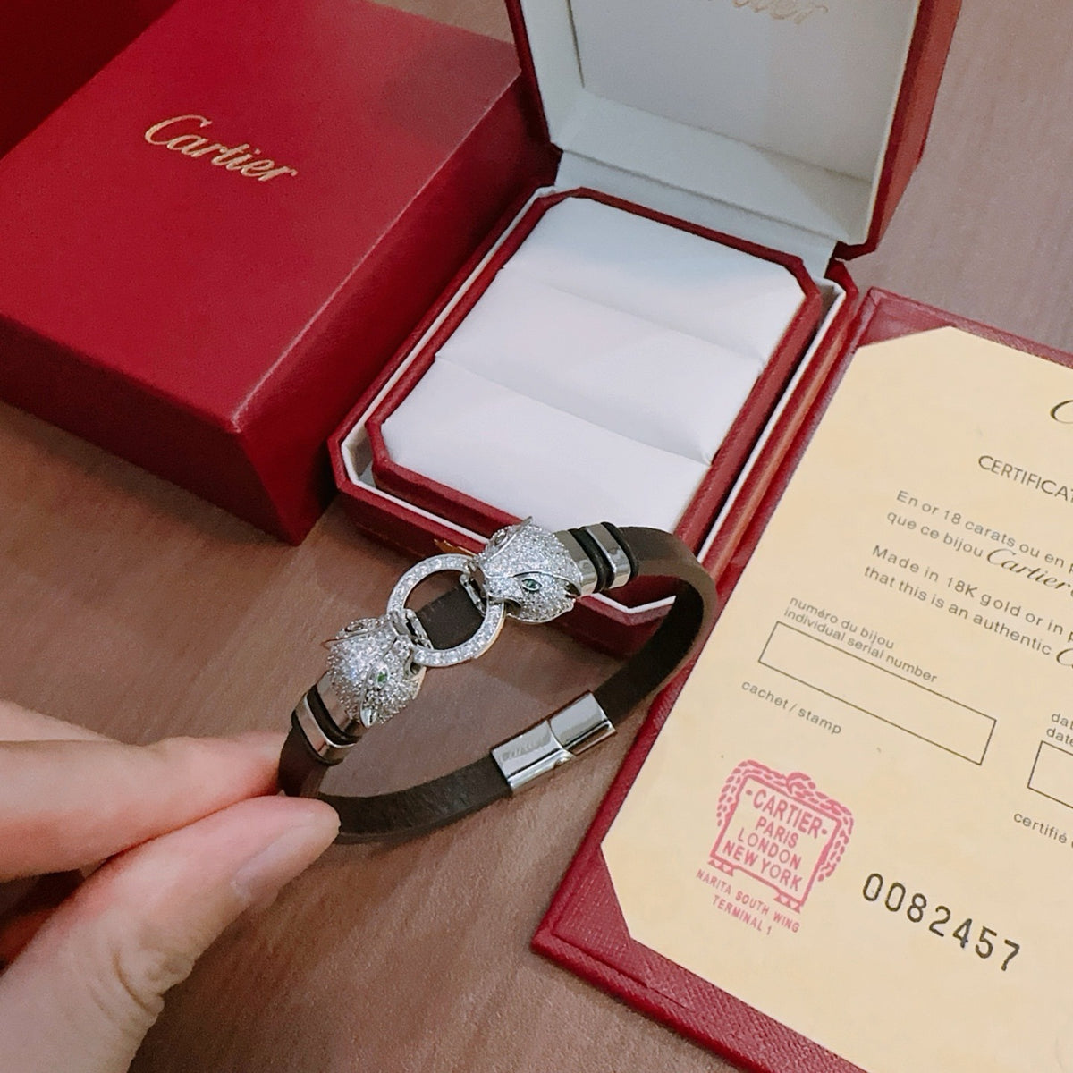 Cartier Leather Bracelet
