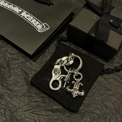 Chrome Hearts Sterling Silver Keychain