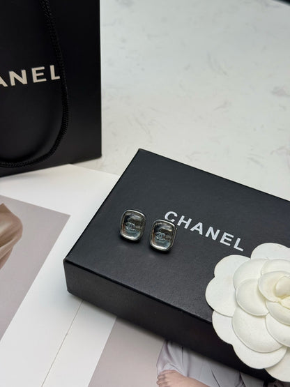Chanel Vintage-Finish Earrings