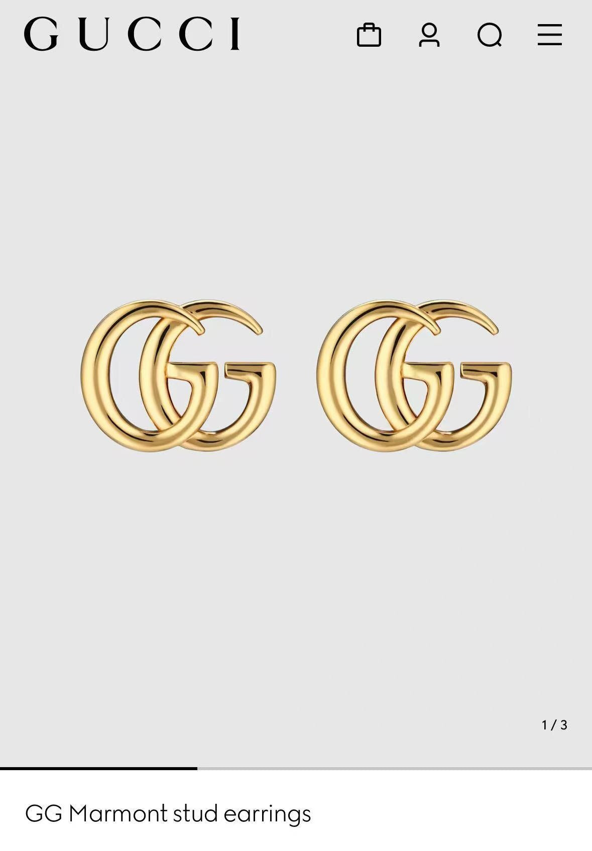 Gucci Double G Earrings