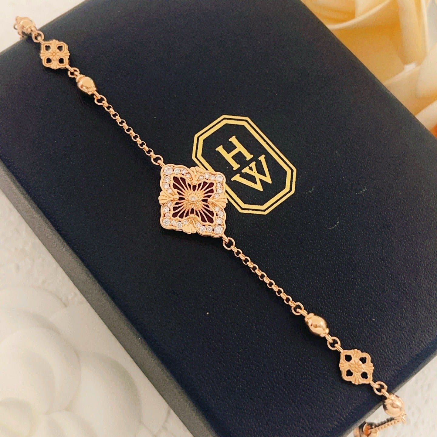 Harry Winston Red Brass Bracelet