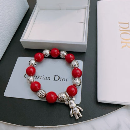 Dior Sterling Silver Vintage-Finish Bracelet