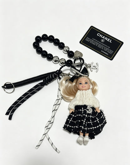 Chanel Vintage-Finish Keychain
