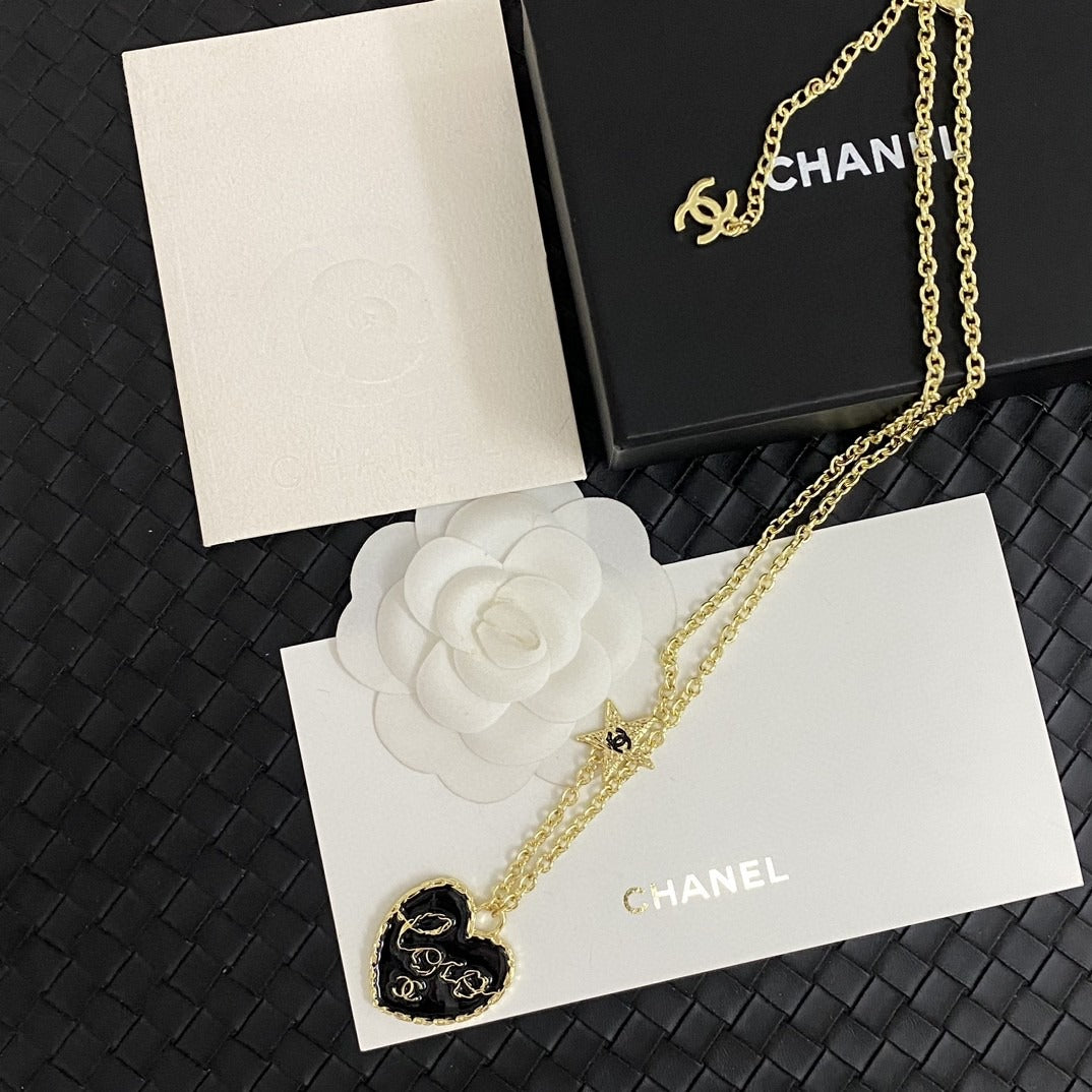Chanel Logo Necklace