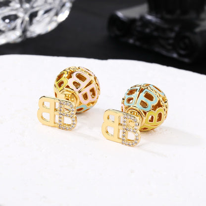 Balenciaga Brass Earrings