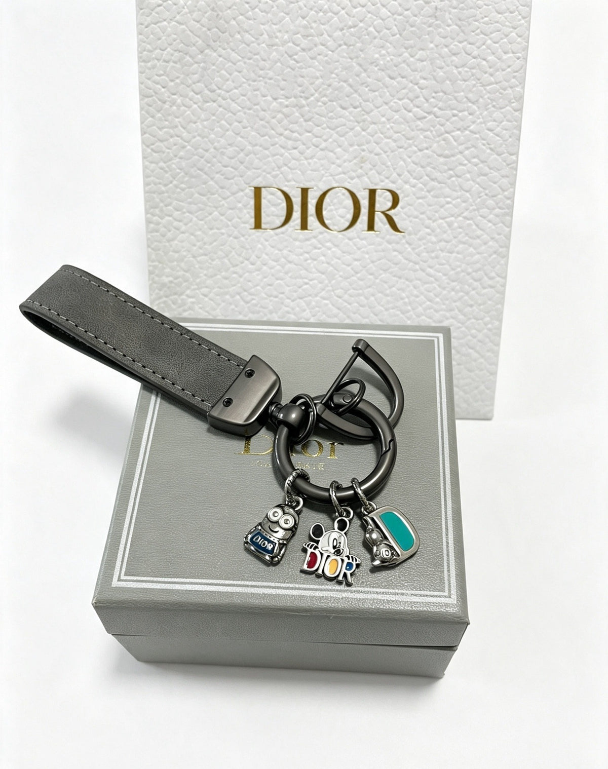 Dior Vintage-Finish Keychain