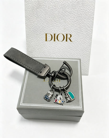Dior Vintage-Finish Keychain