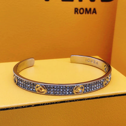 Fendi Pave Bracelet