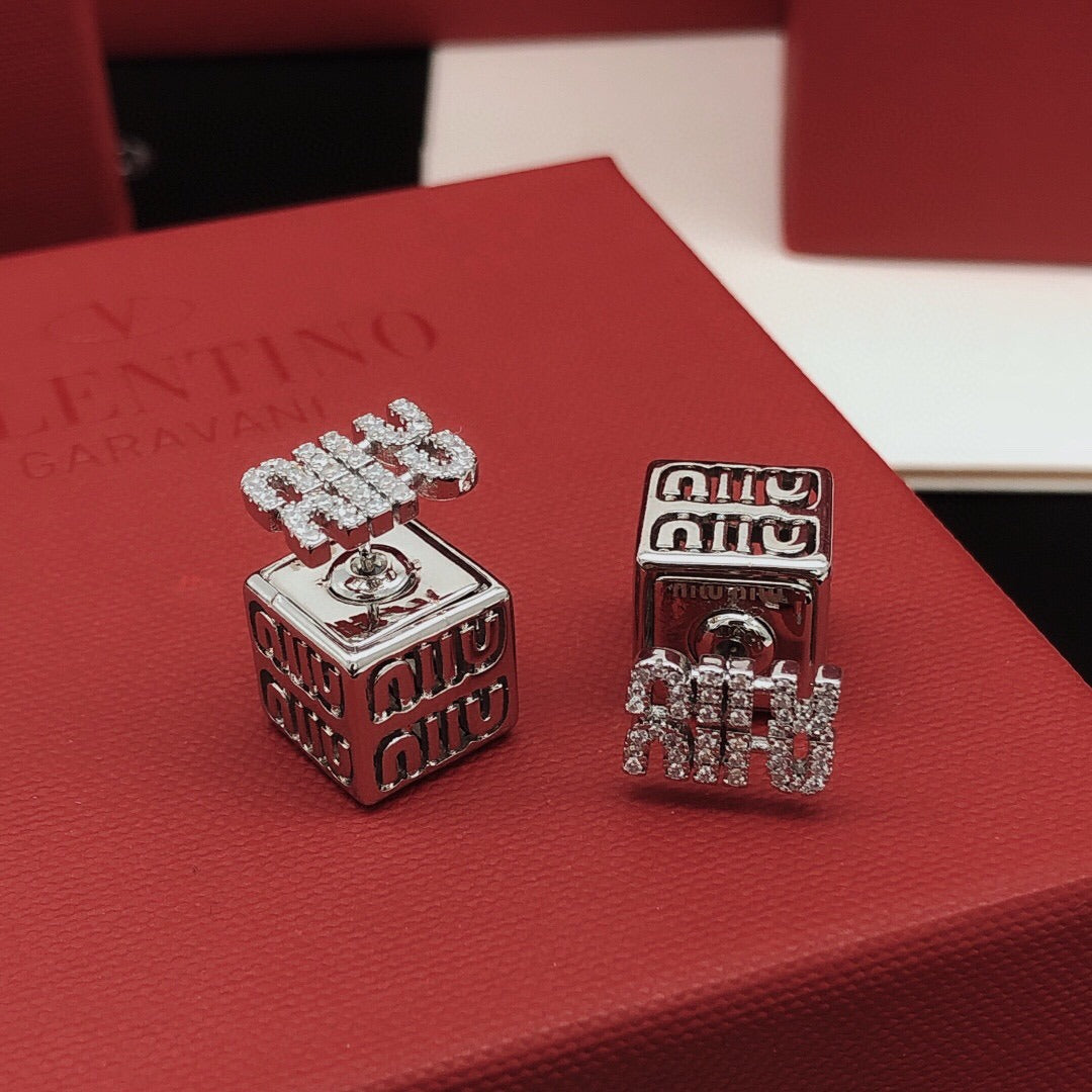 Miu Miu Brass Earrings
