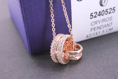 Swarovski Gold Crystal Necklace