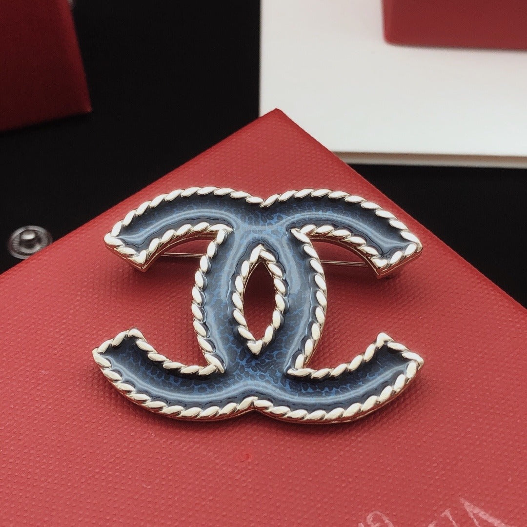 Chanel Brass Brooch