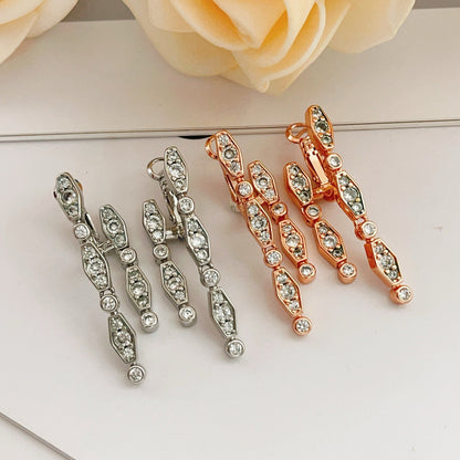 Cartier Silver Brass Tassel Earrings