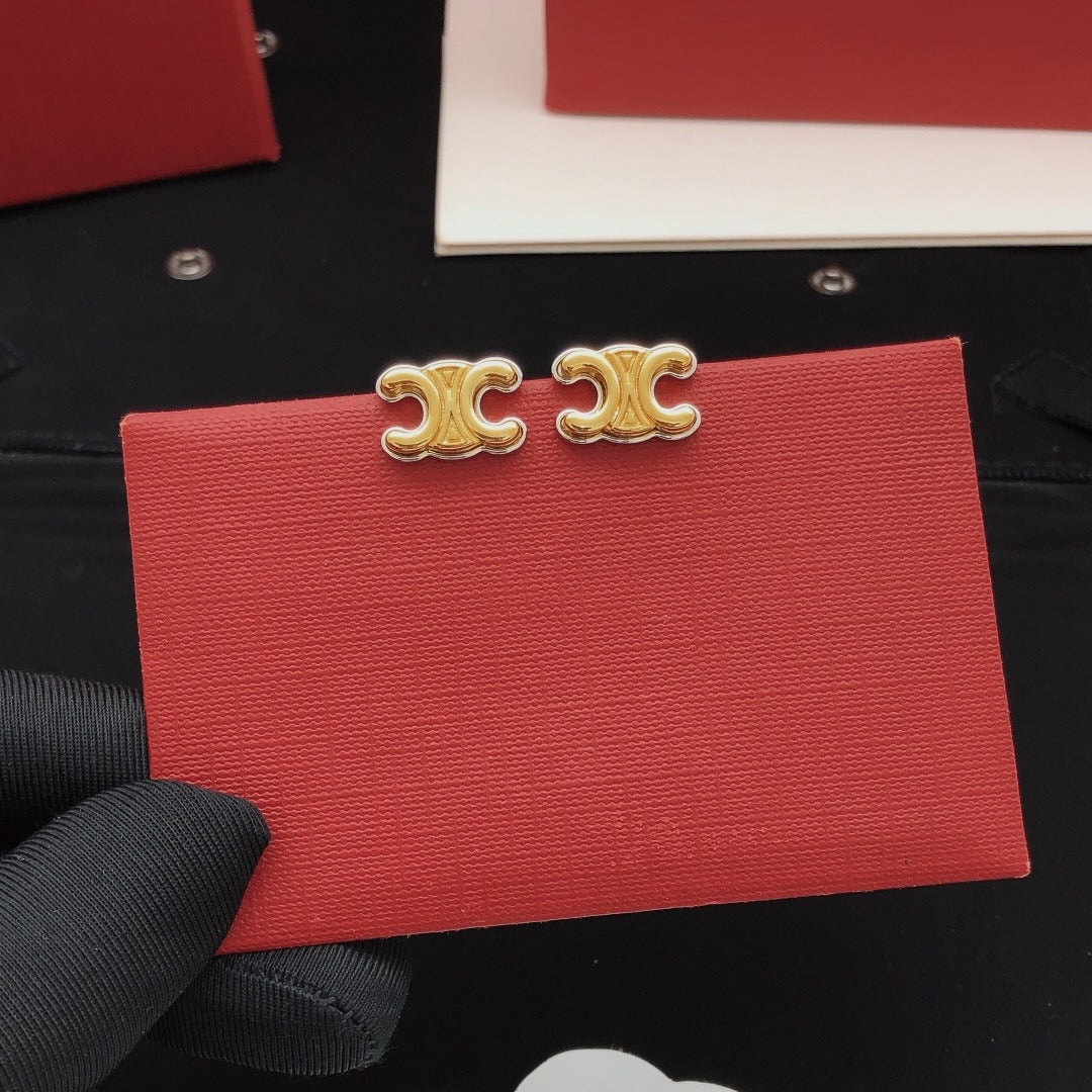 Celine Brass Earrings