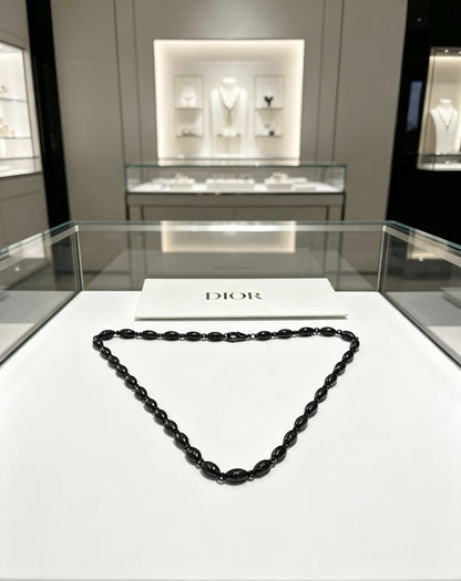 Dior Sterling Silver Chain Necklace