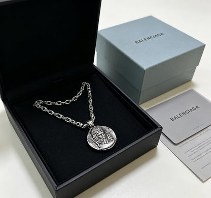 Balenciaga Vintage-Finish Necklace