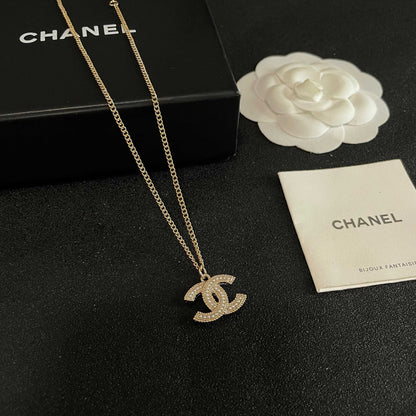 Chanel Logo Necklace