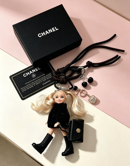 Chanel Vintage-Finish Keychain