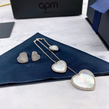 APM Monaco Heart Earrings