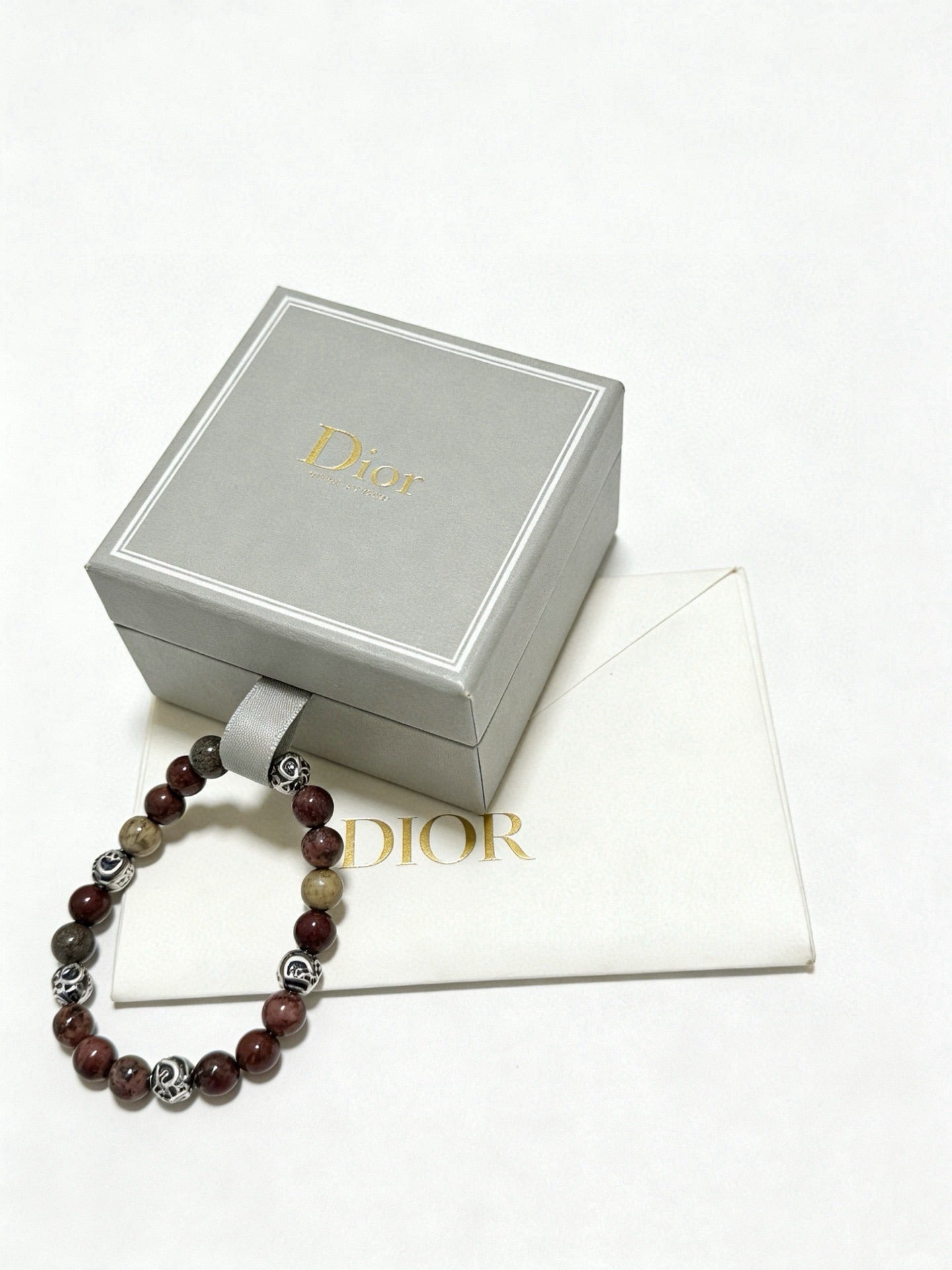 Dior Sterling Silver Vintage-Finish Bracelet