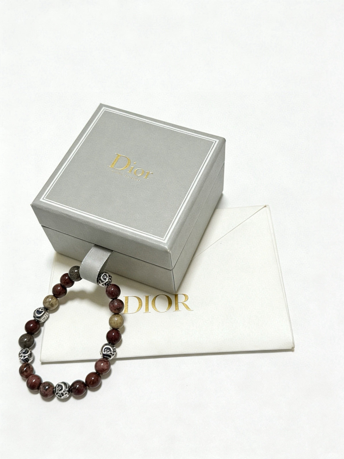 Dior Sterling Silver Vintage-Finish Bracelet