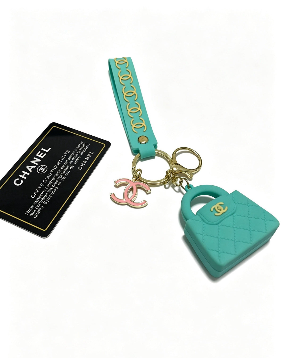 Chanel Vintage-Finish Keychain