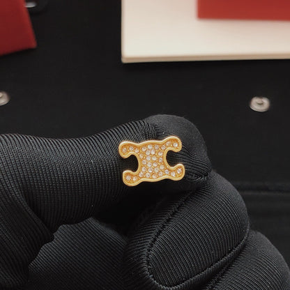 Celine Brass Earrings