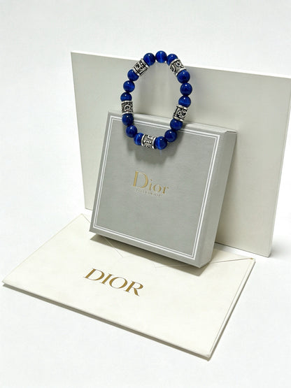 Dior Sterling Silver Vintage-Finish Bracelet