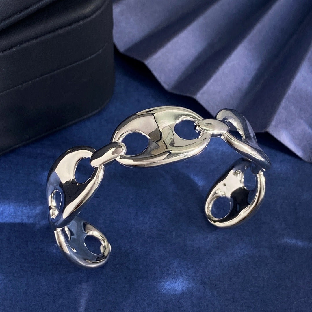Hermes Gold Brass Bracelet
