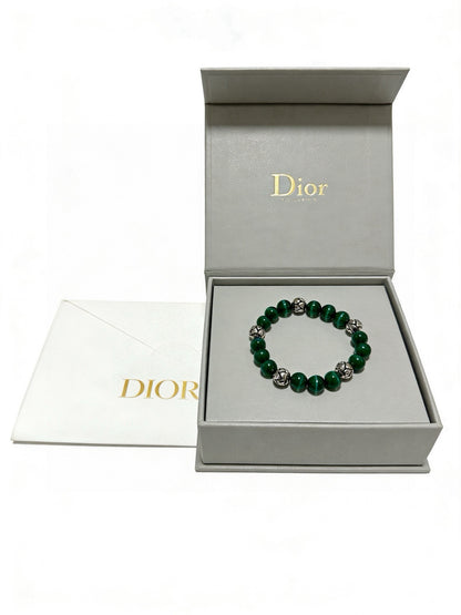 Dior Sterling Silver Vintage-Finish Bracelet
