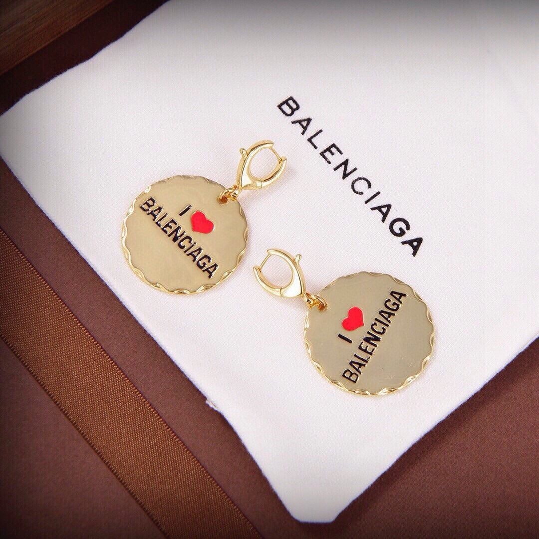 Balenciaga Brass Earrings