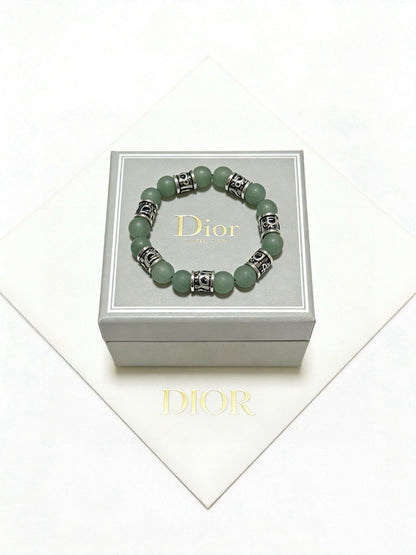 Dior Sterling Silver Vintage-Finish Bracelet