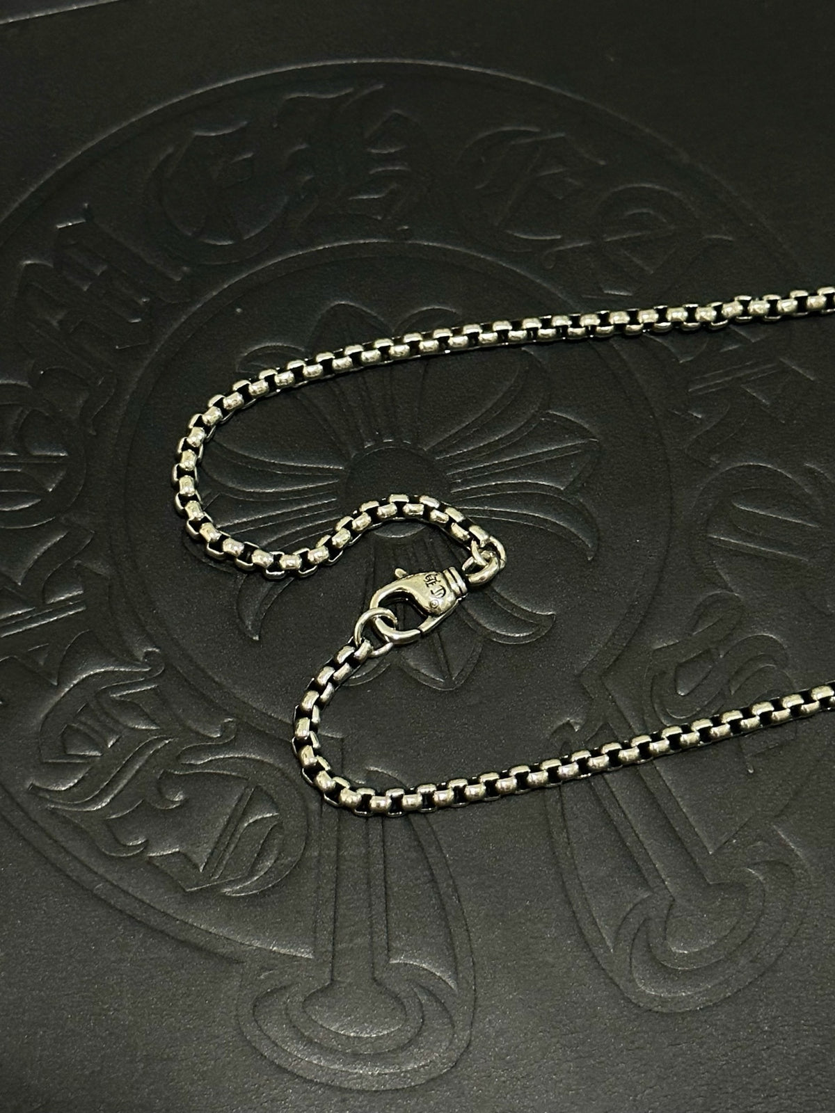 Chrome Hearts Sterling Silver Cross Necklace