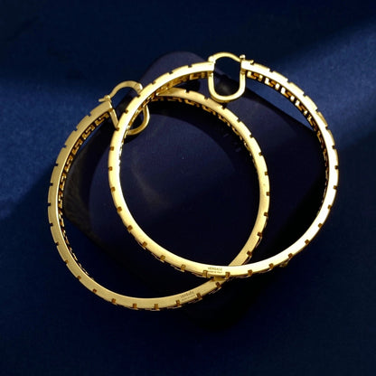 Versace Brass Earrings