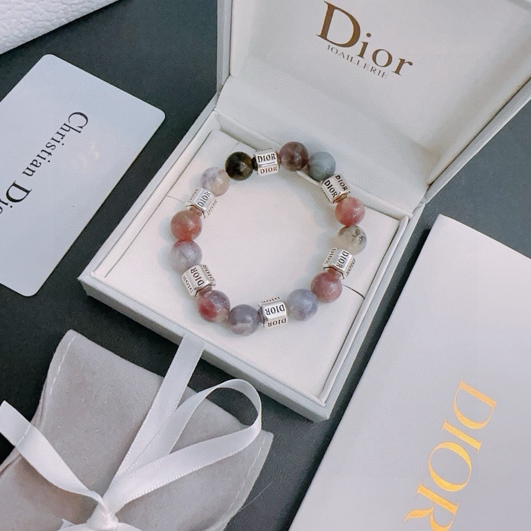 Dior Sterling Silver Vintage-Finish Bracelet