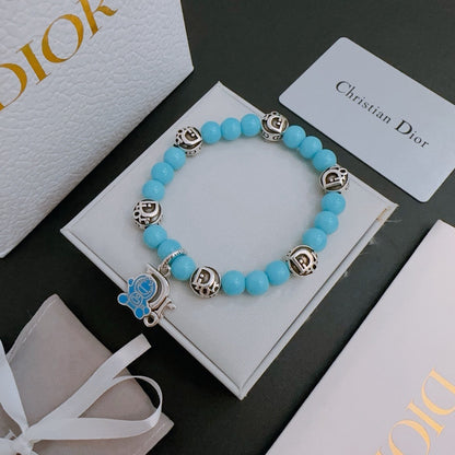 Dior Sterling Silver Vintage-Finish Bracelet