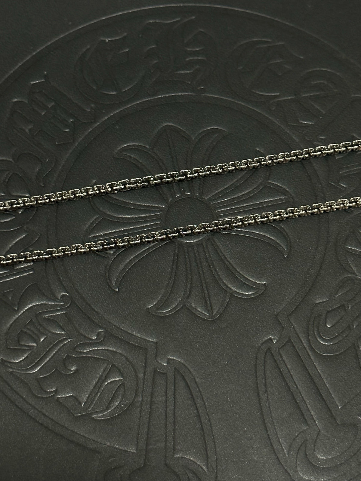 Chrome Hearts Sterling Silver Cross Necklace